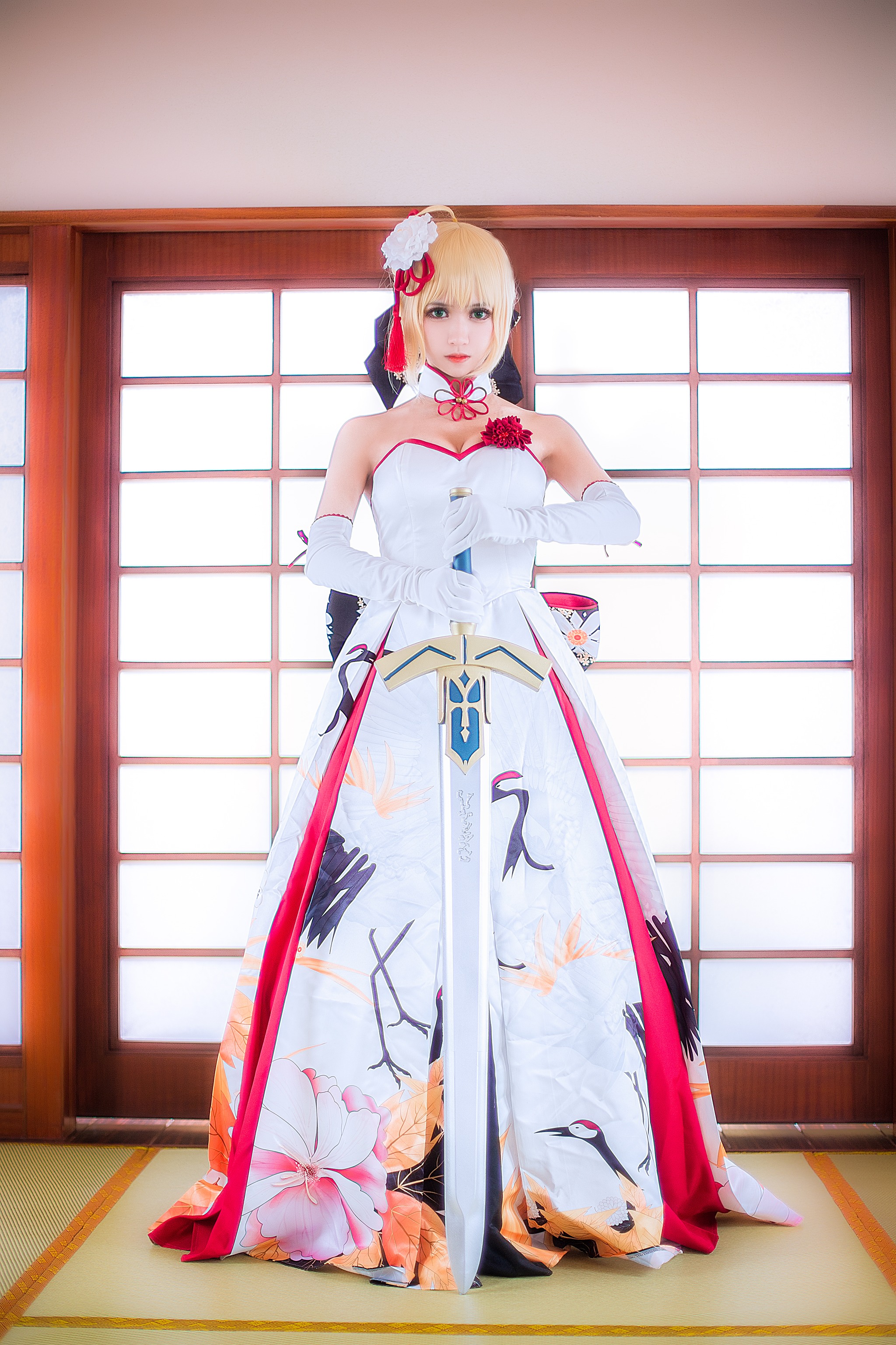 鳗鱼霏儿 - NO.056 King of Knight 和风礼服 [18P]-XikXak